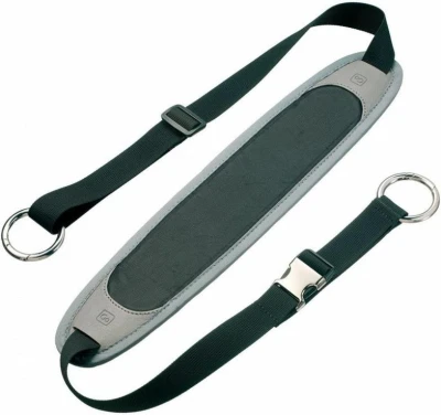 Go Travel Padded Luggage Strap černo-šedý polstrovaný ramenní popruh na zavazadlo