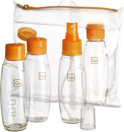 Go Travel Cabin Bottle Set sada toaletních lahviček