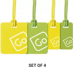Go Travel sada visaček Family Pack Tags yelow/green