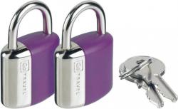 Go Travel sada zámků s klíčky Secure Lock violet Go Travel sada zámků s klíčky Secure Lock violet