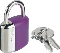 Go Travel sada zámků s klíčky Secure Lock violet