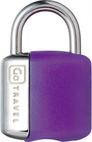 Go Travel sada zámků s klíčky Secure Lock violet