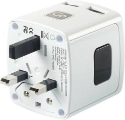 Go Travel simultánní USB nabíječka pro svět s USB porty