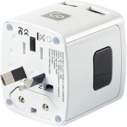 Go Travel simultánní USB nabíječka pro svět s USB porty