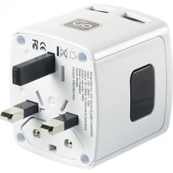 Go Travel simultánní USB nabíječka pro svět s USB porty