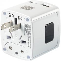 Go Travel simultánní USB nabíječka pro svět s USB porty