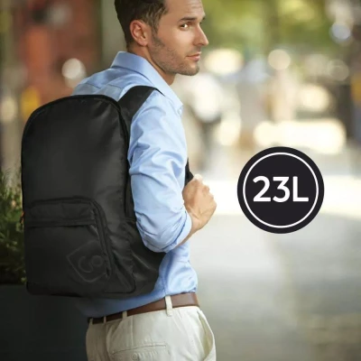 Go Travel Lightweight Foldaway Backpack liquorice black skládací batoh