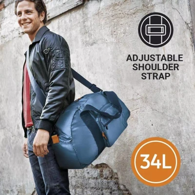 Go Travel Lightweight Foldaway Travel Bag modrá skládací cestovní taška