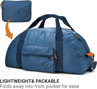 Go Travel Lightweight Foldaway Travel Bag modrá skládací cestovní taška
