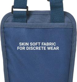 Go Travel skrytá kapsa na krk RFID Passport Pouch blueberry