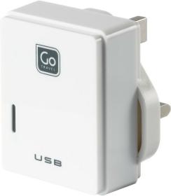 Go Travel USB nabíječka s micro USB a konektorem pro UK Go Travel USB nabíječka s micro USB a konektorem pro UK