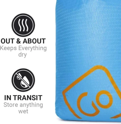 Go Travel Wet or Dry Bag Cornflower Blue voděodolný vak