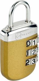 Go Travel zámek Secure Lock Big Wheel gold Go Travel zámek Secure Lock Big Wheel gold
