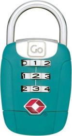 Go Travel zámek TSA Twist N Set Lock green