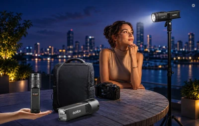 Godox RS100Bi černé LED fotografické světlo
