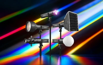 Godox RS100R RGB černé LED fotografické světlo