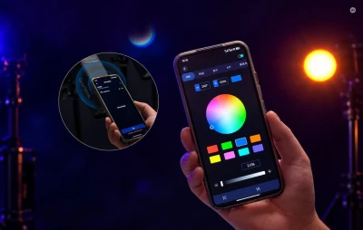 Godox RS100R RGB černé LED fotografické světlo