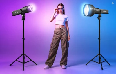 Godox RS100R RGB černé LED fotografické světlo