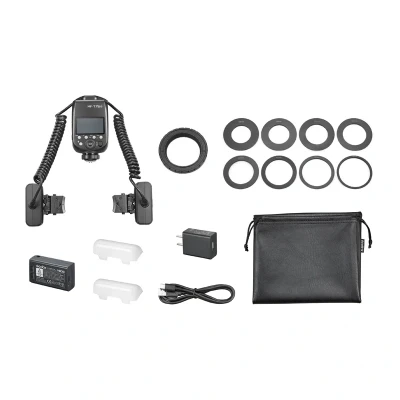 Godox MF-T76C černý dvouhlavý makro blesk pro Canon