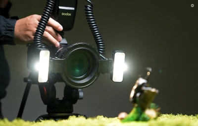 Godox MF-T76N černý dvouhlavý makro blesk pro Nikon