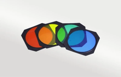 Godox BD-04 sada clonek s mřížkou a barevnými filtry pro 7palcové reflektory