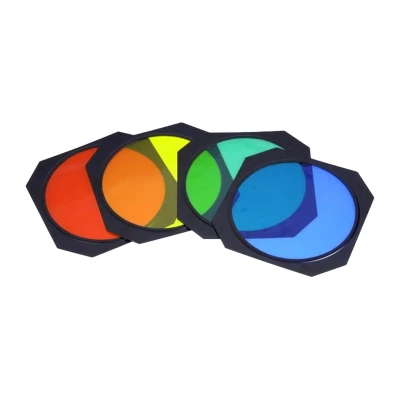 Godox BD-04 sada clonek s mřížkou a barevnými filtry pro 7palcové reflektory