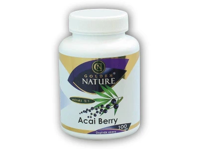 Golden Natur Acai Berry extrakt 5:1 100 kapslí Golden Natur Acai Berry extrakt 5:1 100 kapslí
