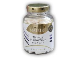 Golden Natur Exclusive Triple magnesium-hořčík 100 kapslí Golden Natur Exclusive Triple magnesium-hořčík 100 kapslí