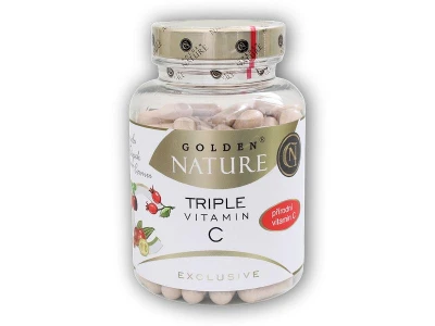 Golden Natur Exclusive Triple přírodní vitamín C 100 kapslí