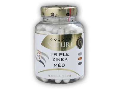 Golden Natur Exclusive Triple zinek + měď 100 kapslí Golden Natur Exclusive Triple zinek + měď 100 kapslí