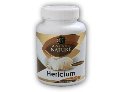 Golden Natur Hericium 30% polysacharidů 100 kapslí Golden Natur Hericium 30% polysacharidů 100 kapslí