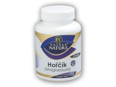 Golden Natur Hořčík magnesium chelate + B6 100 kapslí Golden Natur Hořčík magnesium chelate + B6 100 kapslí