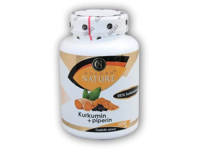 Golden Natur Kurkumin 95% + Piperin 100 kapslí Golden Natur Kurkumin 95% + Piperin 100 kapslí