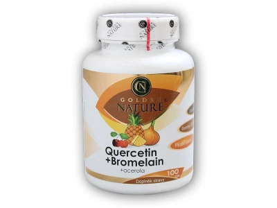 Golden Natur Quercetin + Bromelain komplex 100 kapslí Golden Natur Quercetin + Bromelain komplex 100 kapslí