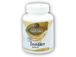 Golden Natur Ženšen pravý 4% ginsenosidov 100 kapsúl