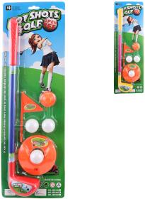 Golfový dětský set pálka se 3 míčky s doplňky 2 barvy Golfový dětský set pálka se 3 míčky s doplňky 2 barvy