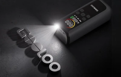 Gooloo GT160 šedo-černý dvojitý autokompresor s powerbankou