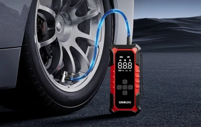 Gooloo A6 Gear černo-červený vzduchový kompresor