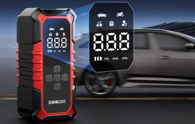 Gooloo A6 Gear černo-červený vzduchový kompresor