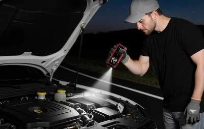 Gooloo A6 Gear černo-červený vzduchový kompresor
