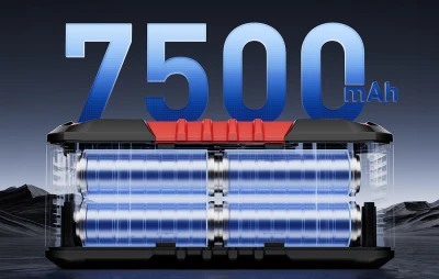 Gooloo A6 Gear černo-červený vzduchový kompresor
