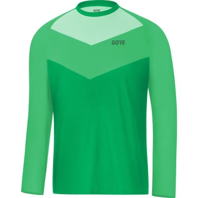 Gore C5 Trail Long Sleeve Jersey cyklodres POUZE desert green L - sytě zelená (VÝPRODEJ)
