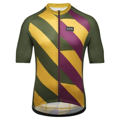 Gore Signal Jersey Mens dres POUZE neon yellow/multicolor XL - červená (VÝPRODEJ)