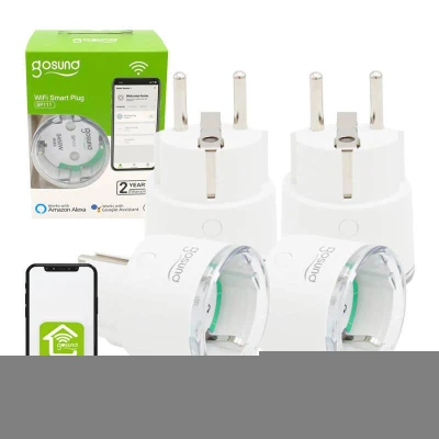 Gosund Chytrá zásuvka WiFi SP111 3680W 16A, Tuya 4-pack