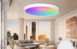 Gosund LB12 bílá stropní chytrá lampa WiFi/Bluetooth 16M RGBCW 1920lm Tuya + dálkové ovládání