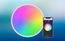 Gosund LB12 bílá stropní chytrá lampa WiFi/Bluetooth 16M RGBCW 1920lm Tuya + dálkové ovládání