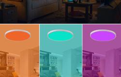 Gosund LB12 bílá stropní chytrá lampa WiFi/Bluetooth 16M RGBCW 1920lm Tuya + dálkové ovládání