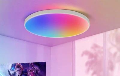 Gosund LB11 bílá stropní chytrá lampa WiFi/Bluetooth 16M RGBCW 1920lm Tuya + dálkové ovládání
