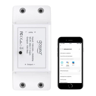 Gosund Smart Switch WiFi SW3, Tuya