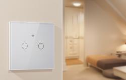 Gosund SLS2 bílý WiFi dotykový světelný vypínač dual